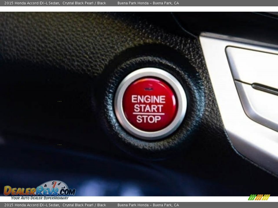 2015 Honda Accord EX-L Sedan Crystal Black Pearl / Black Photo #15