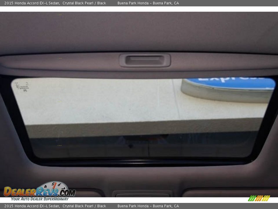 2015 Honda Accord EX-L Sedan Crystal Black Pearl / Black Photo #17