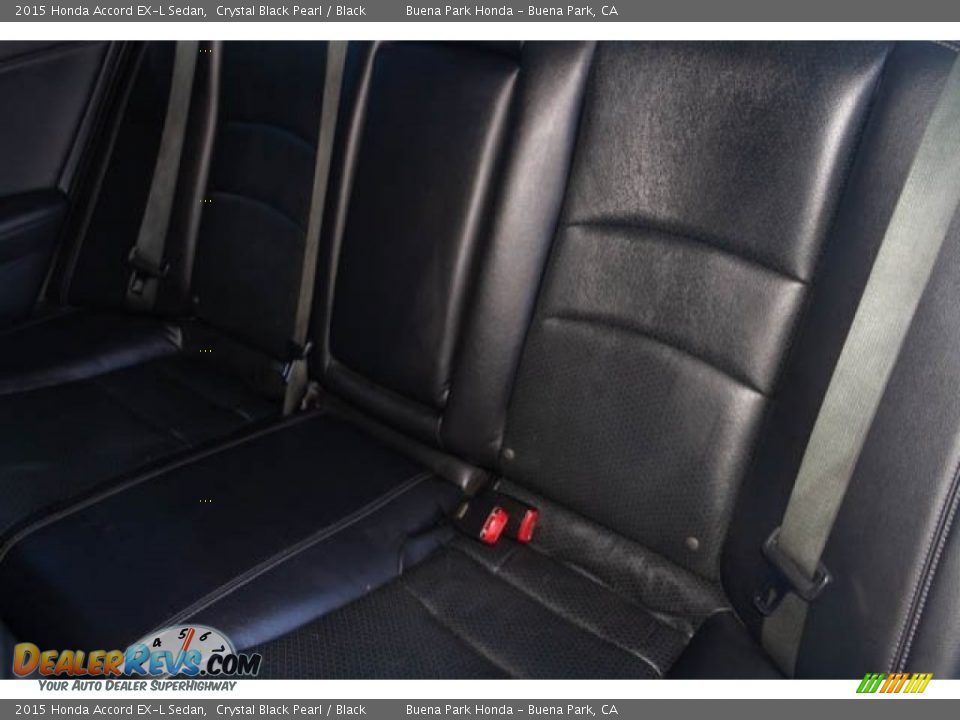 2015 Honda Accord EX-L Sedan Crystal Black Pearl / Black Photo #18