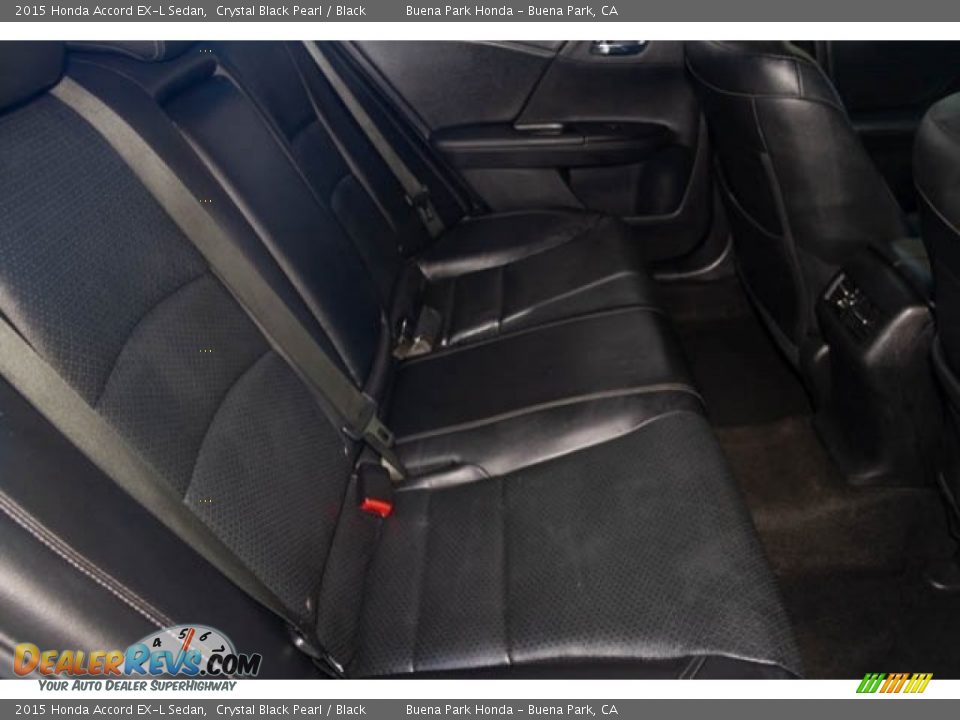 2015 Honda Accord EX-L Sedan Crystal Black Pearl / Black Photo #20