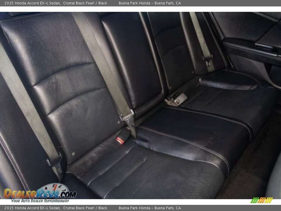 2015 Honda Accord EX-L Sedan Crystal Black Pearl / Black Photo #21