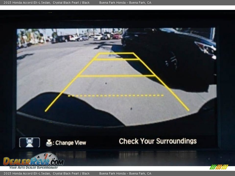 2015 Honda Accord EX-L Sedan Crystal Black Pearl / Black Photo #26