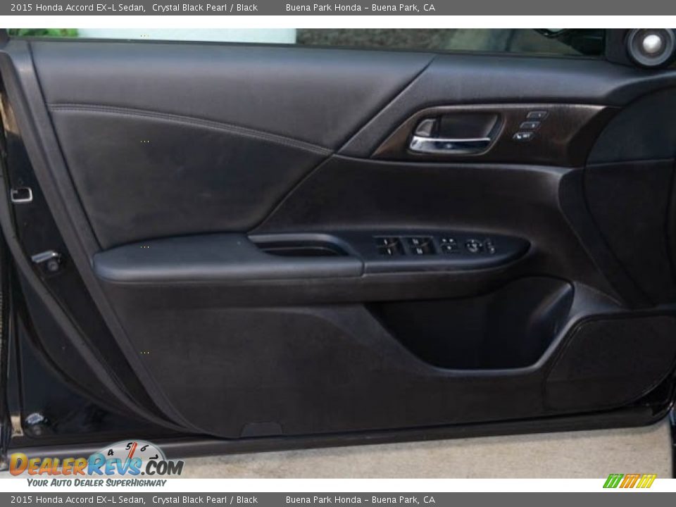 2015 Honda Accord EX-L Sedan Crystal Black Pearl / Black Photo #29