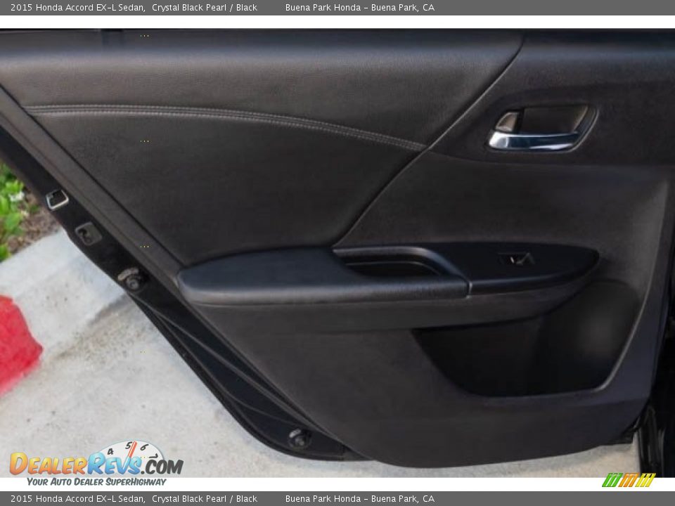 2015 Honda Accord EX-L Sedan Crystal Black Pearl / Black Photo #31