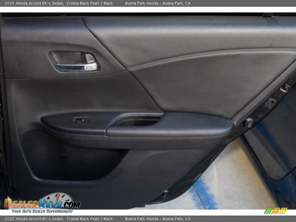 2015 Honda Accord EX-L Sedan Crystal Black Pearl / Black Photo #32
