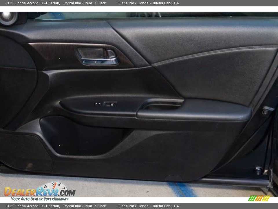 2015 Honda Accord EX-L Sedan Crystal Black Pearl / Black Photo #33