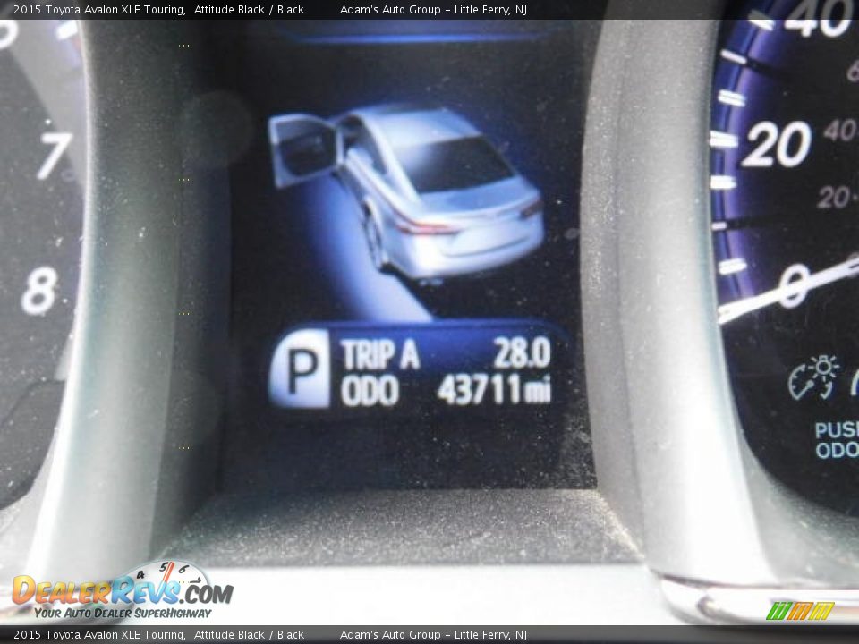 2015 Toyota Avalon XLE Touring Attitude Black / Black Photo #15