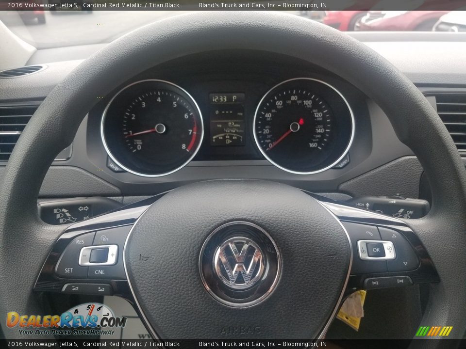 2016 Volkswagen Jetta S Cardinal Red Metallic / Titan Black Photo #19