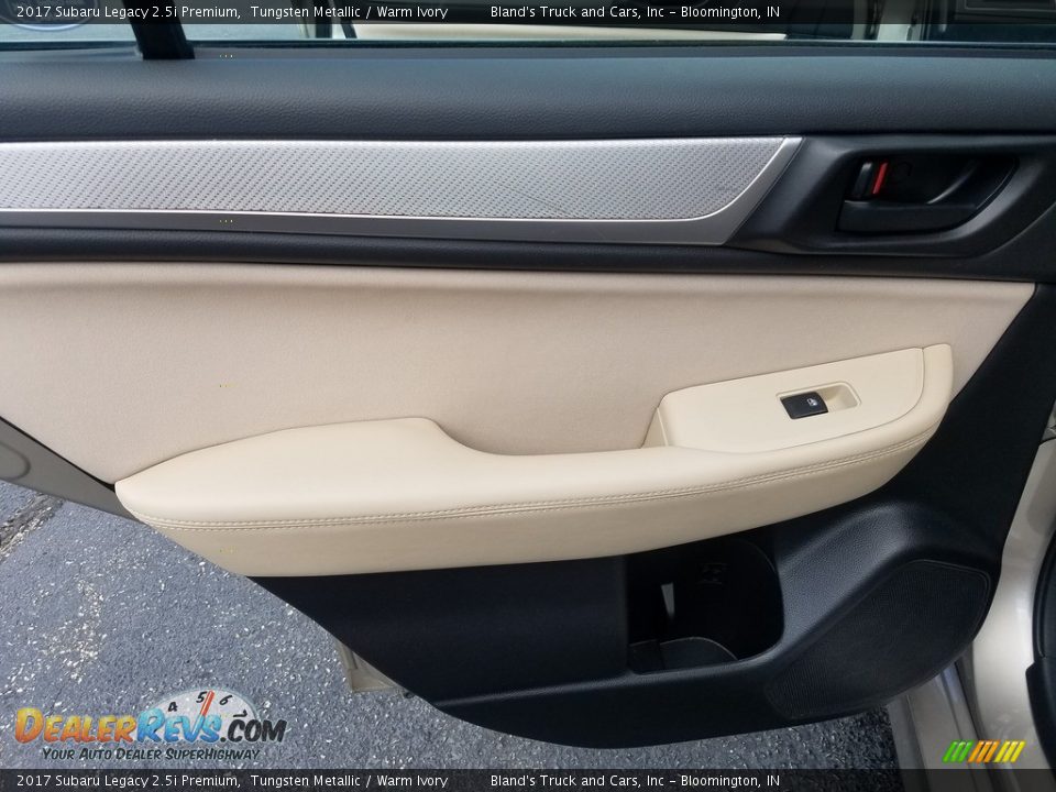 2017 Subaru Legacy 2.5i Premium Tungsten Metallic / Warm Ivory Photo #36