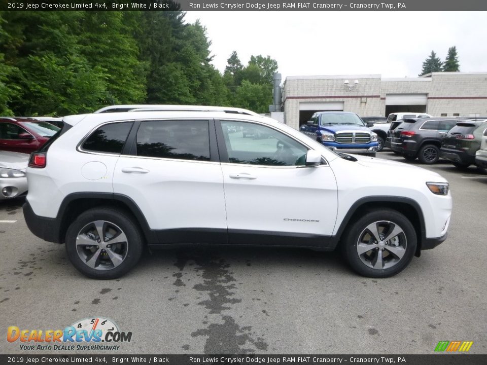 2019 Jeep Cherokee Limited 4x4 Bright White / Black Photo #6