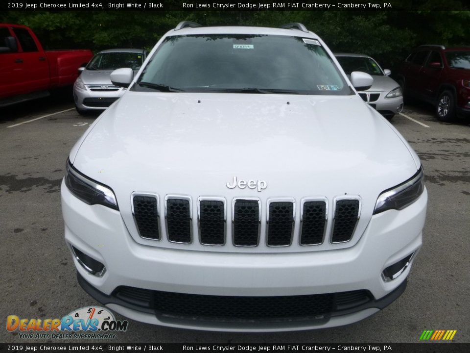 2019 Jeep Cherokee Limited 4x4 Bright White / Black Photo #8