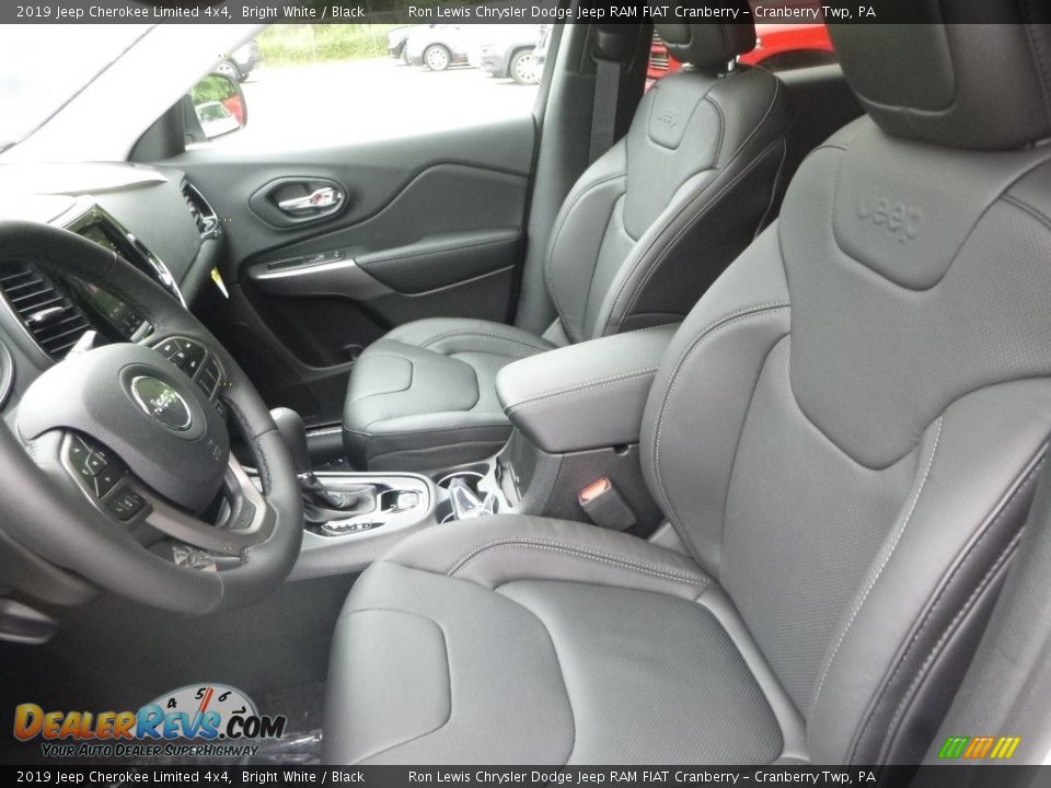 2019 Jeep Cherokee Limited 4x4 Bright White / Black Photo #15