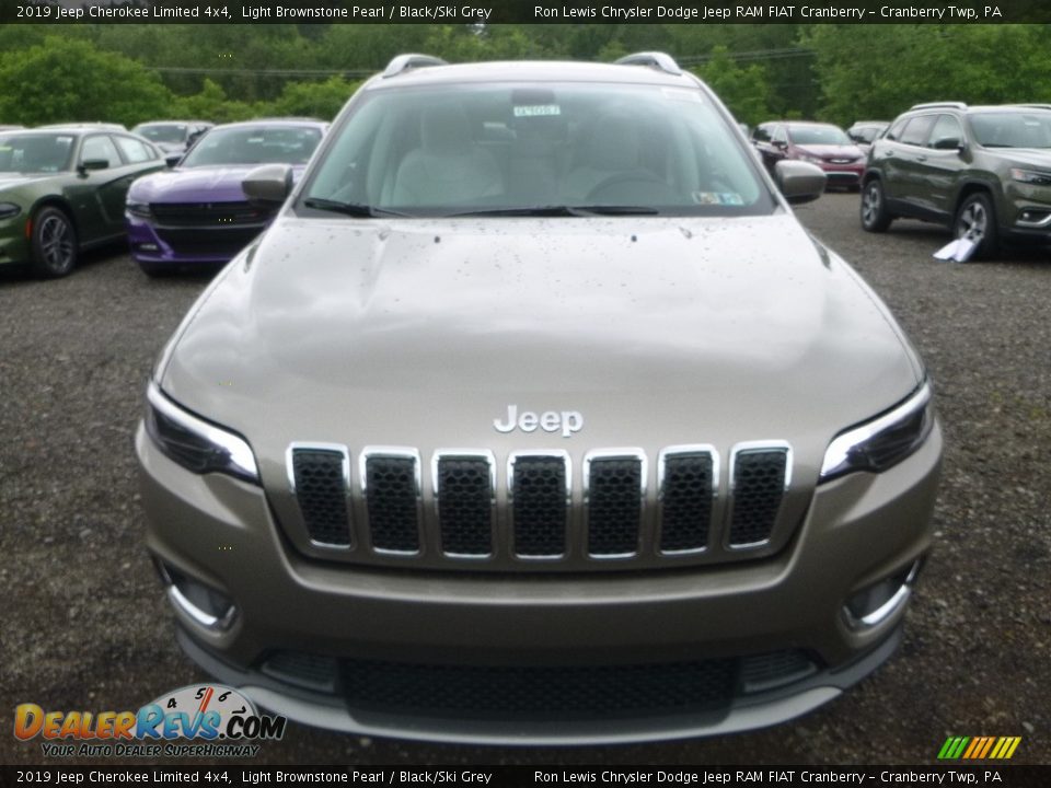 2019 Jeep Cherokee Limited 4x4 Light Brownstone Pearl / Black/Ski Grey Photo #8
