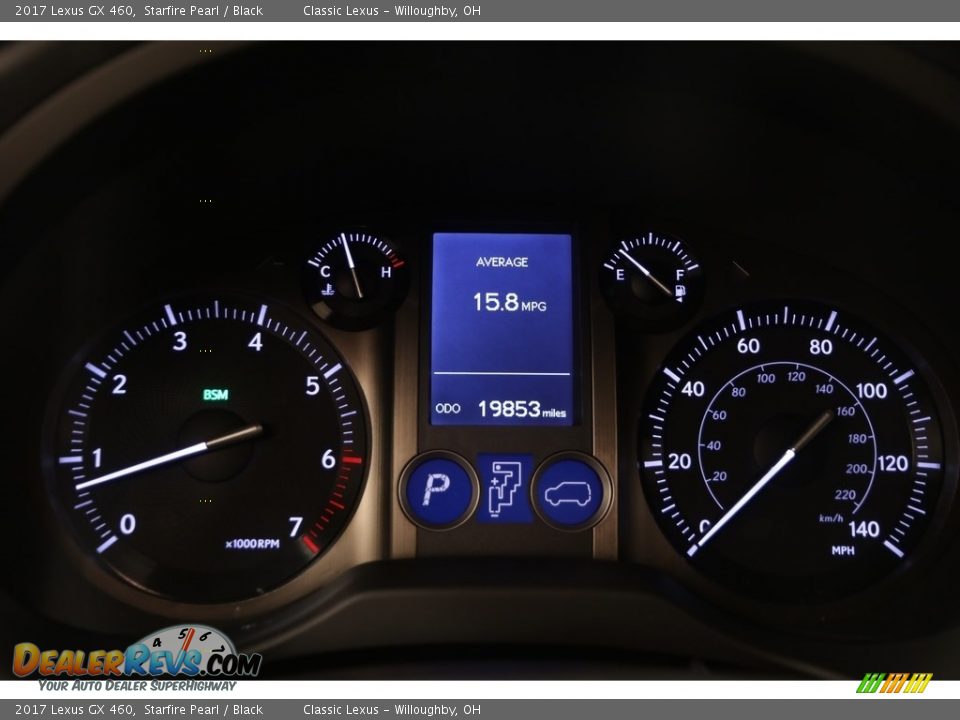 2017 Lexus GX 460 Starfire Pearl / Black Photo #9