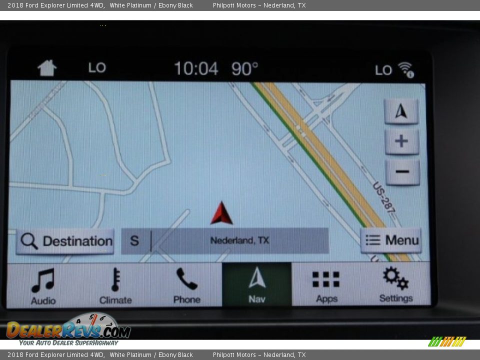 2018 Ford Explorer Limited 4WD White Platinum / Ebony Black Photo #17