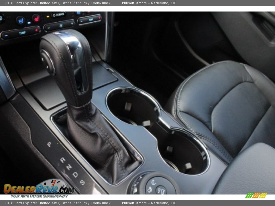 2018 Ford Explorer Limited 4WD White Platinum / Ebony Black Photo #20
