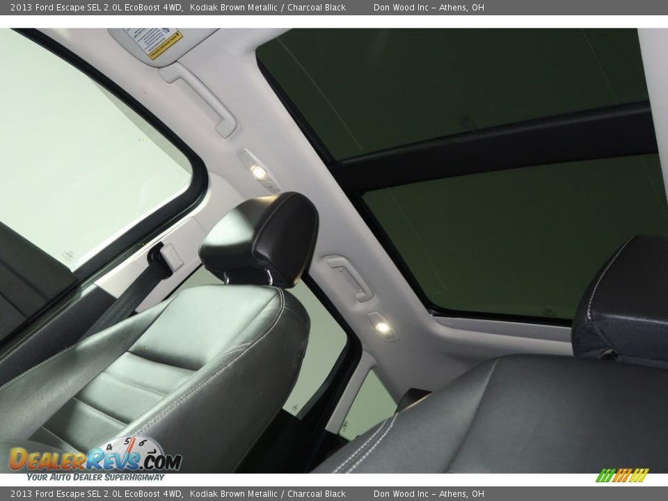 2013 Ford Escape SEL 2.0L EcoBoost 4WD Kodiak Brown Metallic / Charcoal Black Photo #2