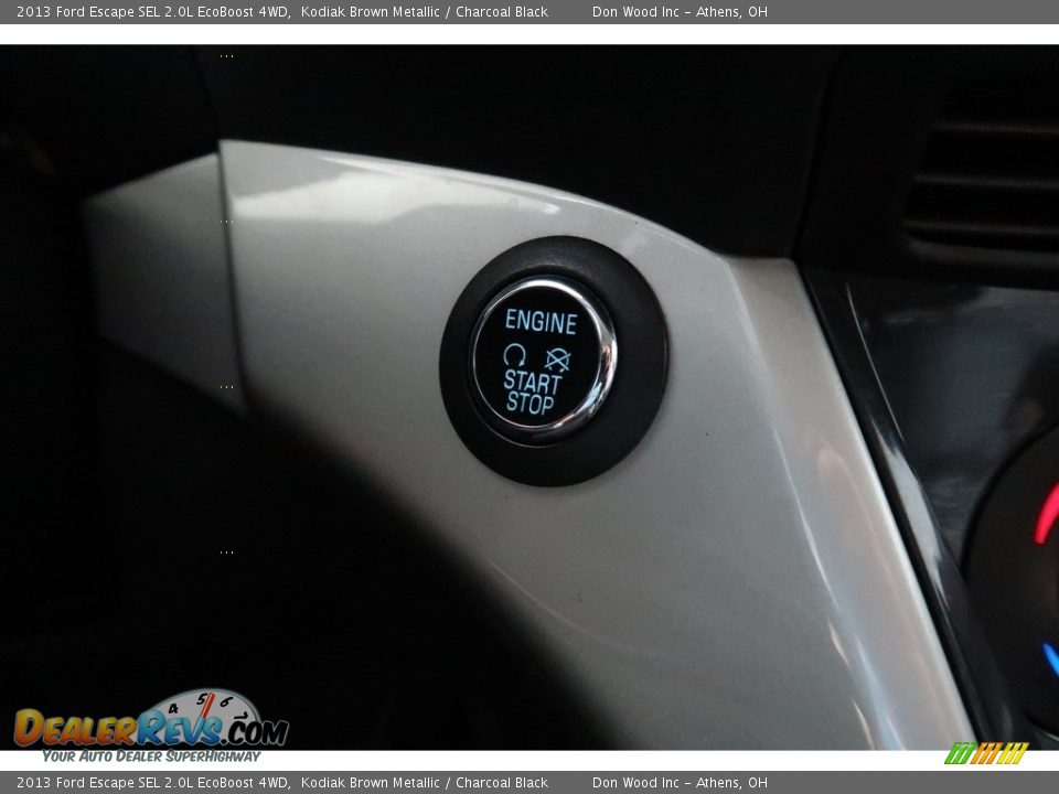 2013 Ford Escape SEL 2.0L EcoBoost 4WD Kodiak Brown Metallic / Charcoal Black Photo #3