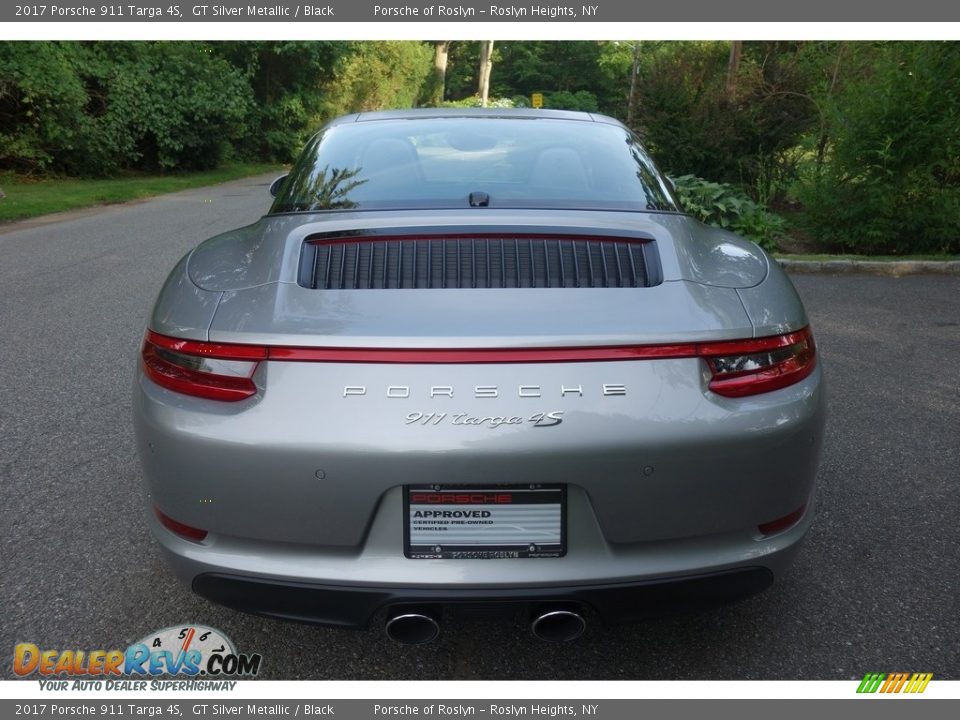 2017 Porsche 911 Targa 4S GT Silver Metallic / Black Photo #5