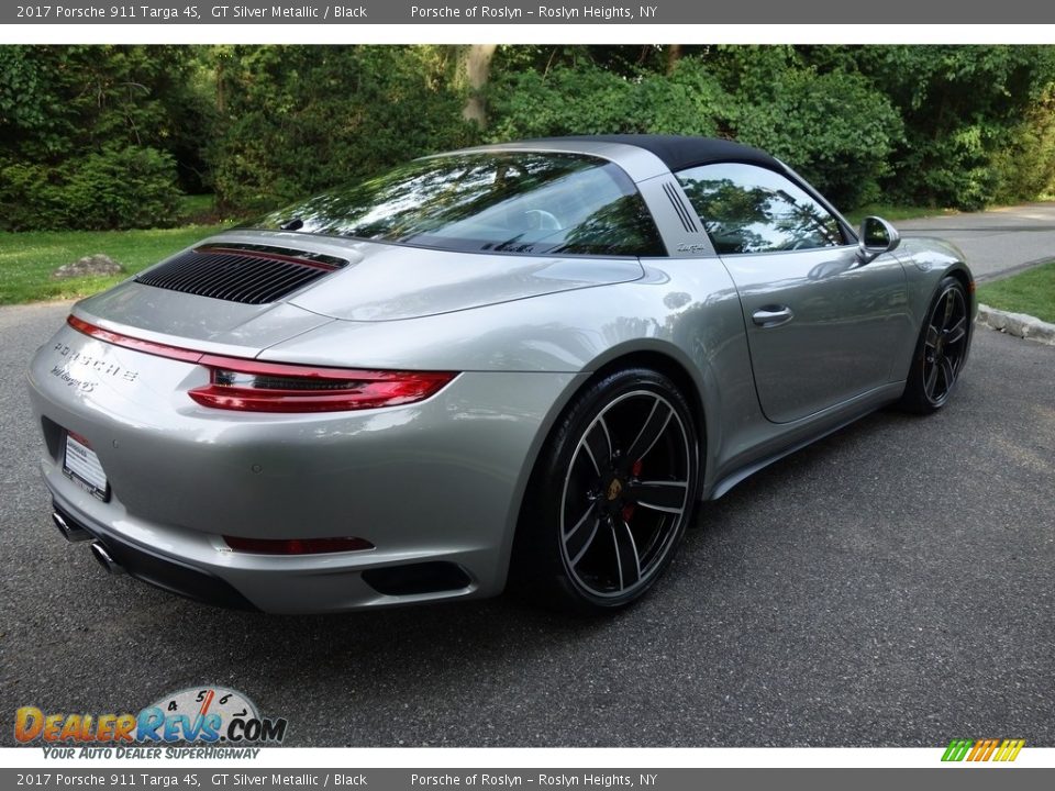 2017 Porsche 911 Targa 4S GT Silver Metallic / Black Photo #6