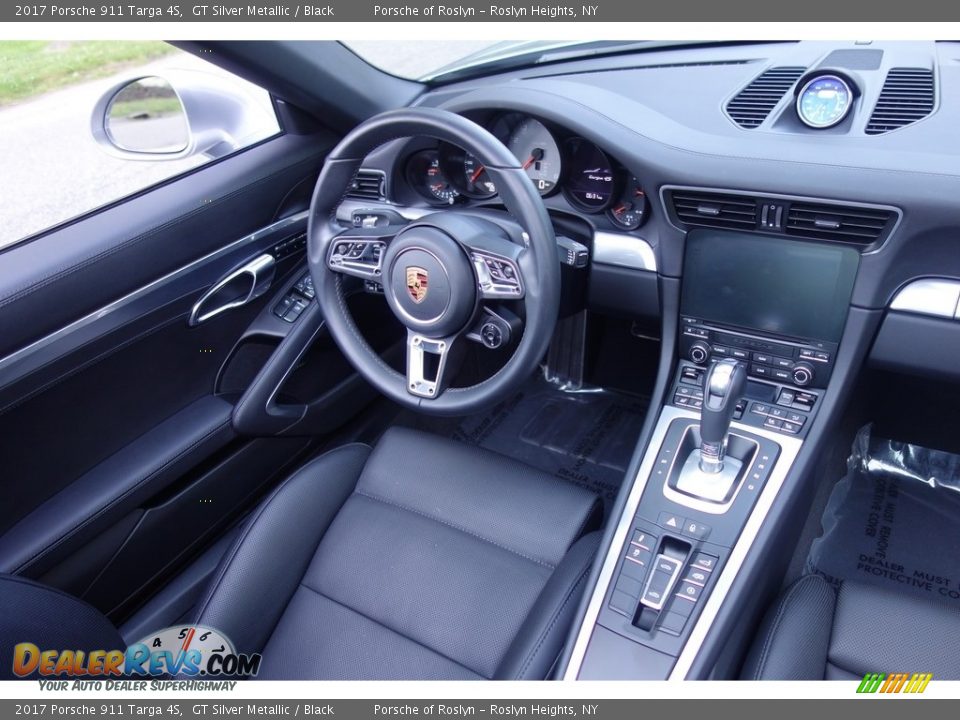 2017 Porsche 911 Targa 4S GT Silver Metallic / Black Photo #14
