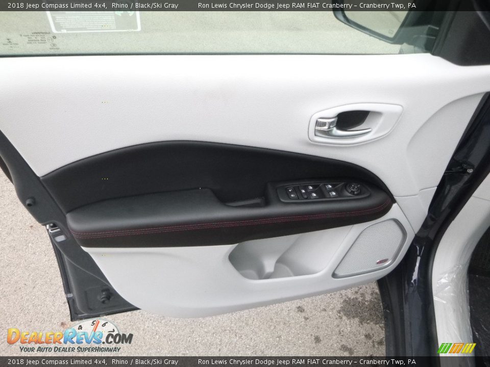 2018 Jeep Compass Limited 4x4 Rhino / Black/Ski Gray Photo #14