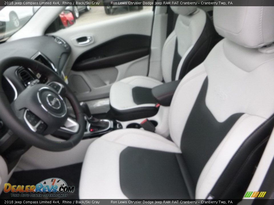 2018 Jeep Compass Limited 4x4 Rhino / Black/Ski Gray Photo #16