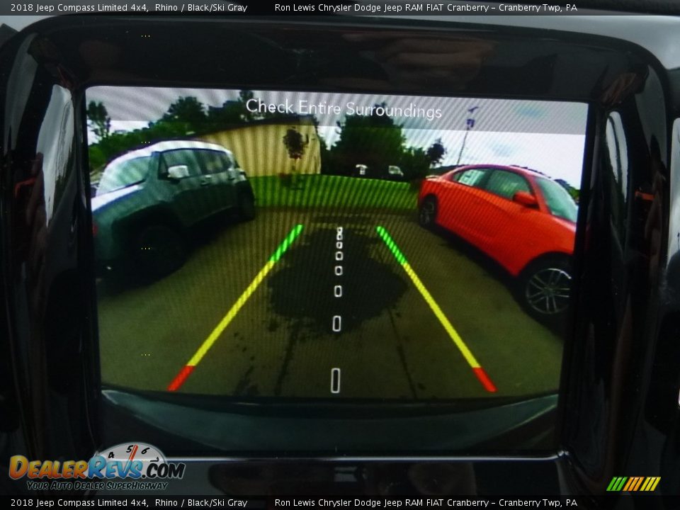 2018 Jeep Compass Limited 4x4 Rhino / Black/Ski Gray Photo #19