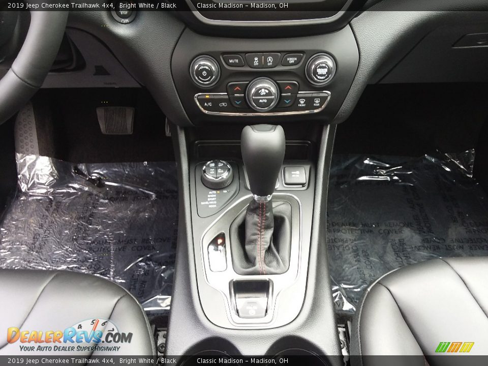 2019 Jeep Cherokee Trailhawk 4x4 Bright White / Black Photo #8