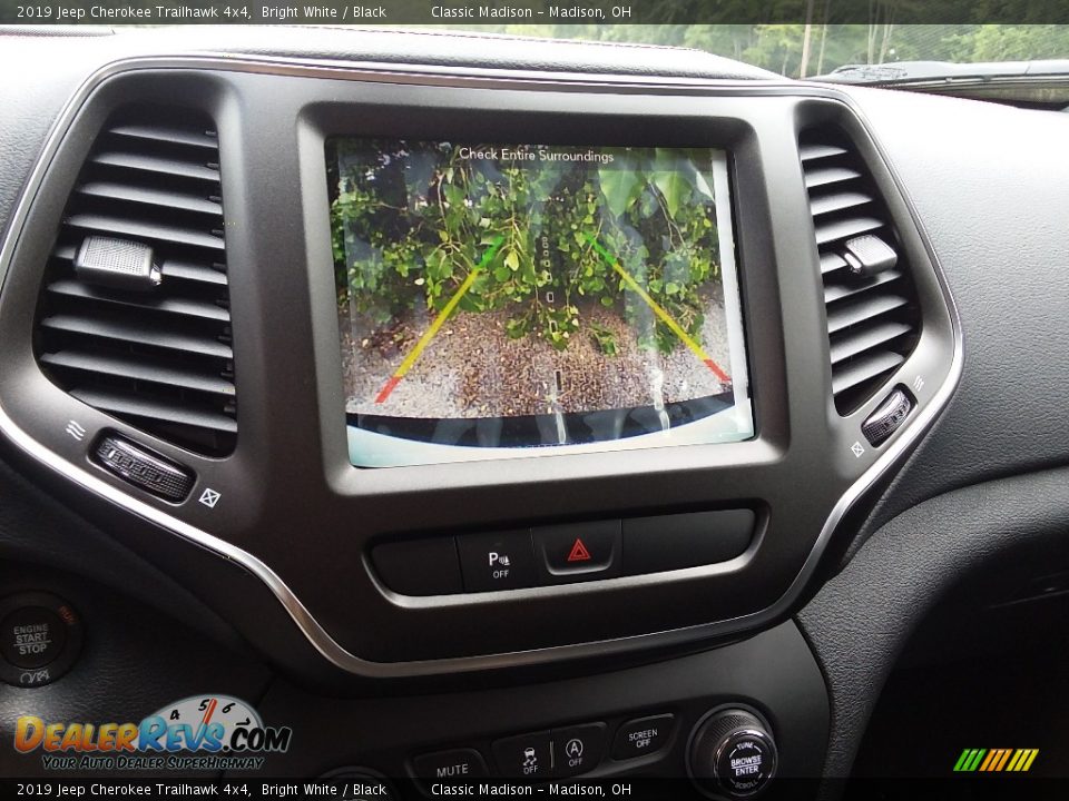 2019 Jeep Cherokee Trailhawk 4x4 Bright White / Black Photo #9