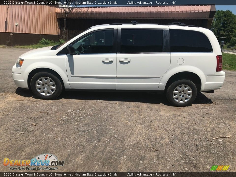2010 Chrysler Town & Country LX Stone White / Medium Slate Gray/Light Shale Photo #3