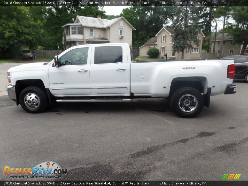 2018 Chevrolet Silverado 3500HD LTZ Crew Cab Dual Rear Wheel 4x4 Summit White / Jet Black Photo #5
