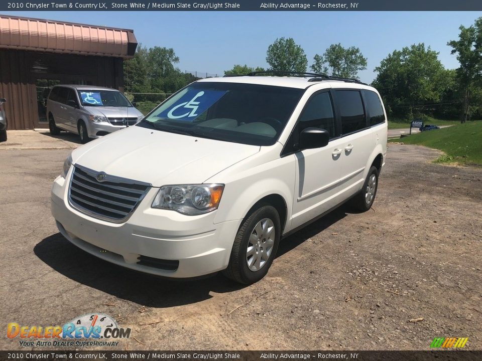 2010 Chrysler Town & Country LX Stone White / Medium Slate Gray/Light Shale Photo #4