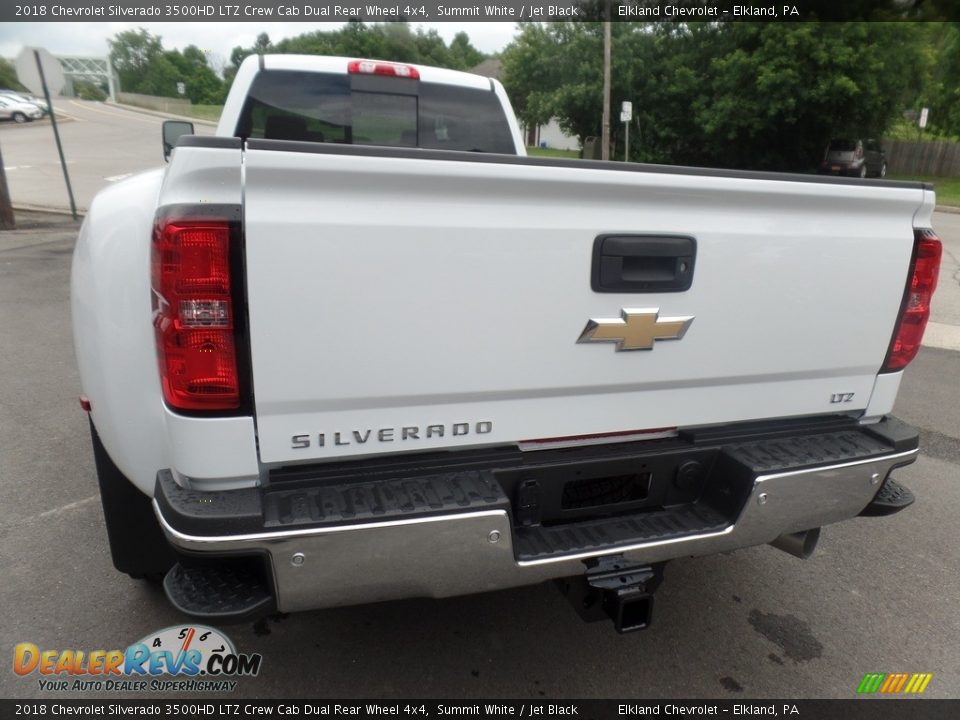 2018 Chevrolet Silverado 3500HD LTZ Crew Cab Dual Rear Wheel 4x4 Summit White / Jet Black Photo #7