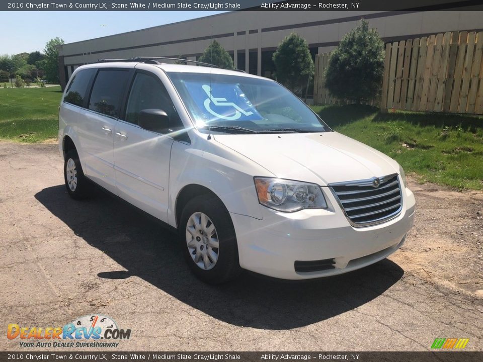 2010 Chrysler Town & Country LX Stone White / Medium Slate Gray/Light Shale Photo #6