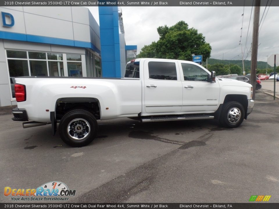 2018 Chevrolet Silverado 3500HD LTZ Crew Cab Dual Rear Wheel 4x4 Summit White / Jet Black Photo #9