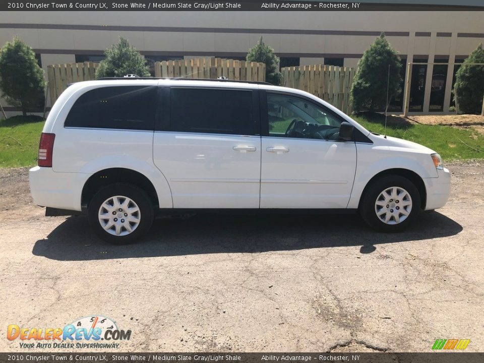 2010 Chrysler Town & Country LX Stone White / Medium Slate Gray/Light Shale Photo #7