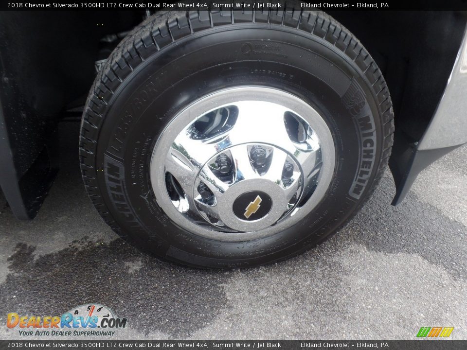 2018 Chevrolet Silverado 3500HD LTZ Crew Cab Dual Rear Wheel 4x4 Summit White / Jet Black Photo #10