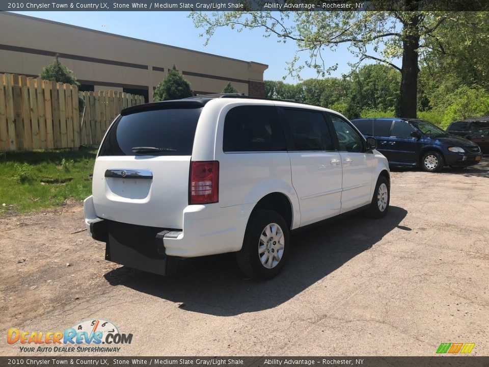 2010 Chrysler Town & Country LX Stone White / Medium Slate Gray/Light Shale Photo #8