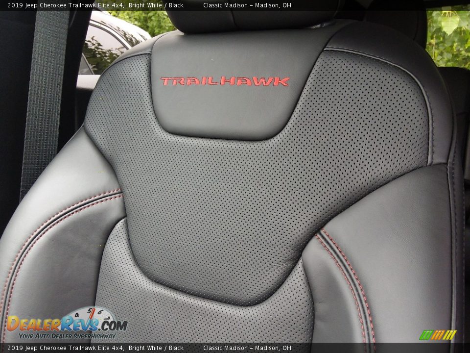 2019 Jeep Cherokee Trailhawk Elite 4x4 Bright White / Black Photo #4