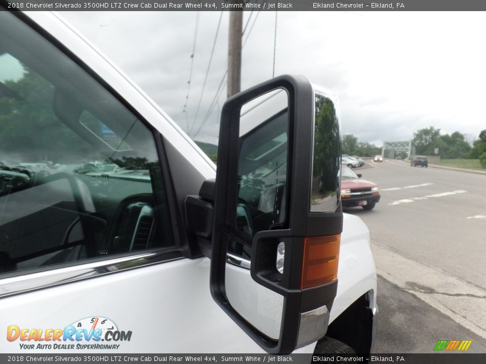 2018 Chevrolet Silverado 3500HD LTZ Crew Cab Dual Rear Wheel 4x4 Summit White / Jet Black Photo #12