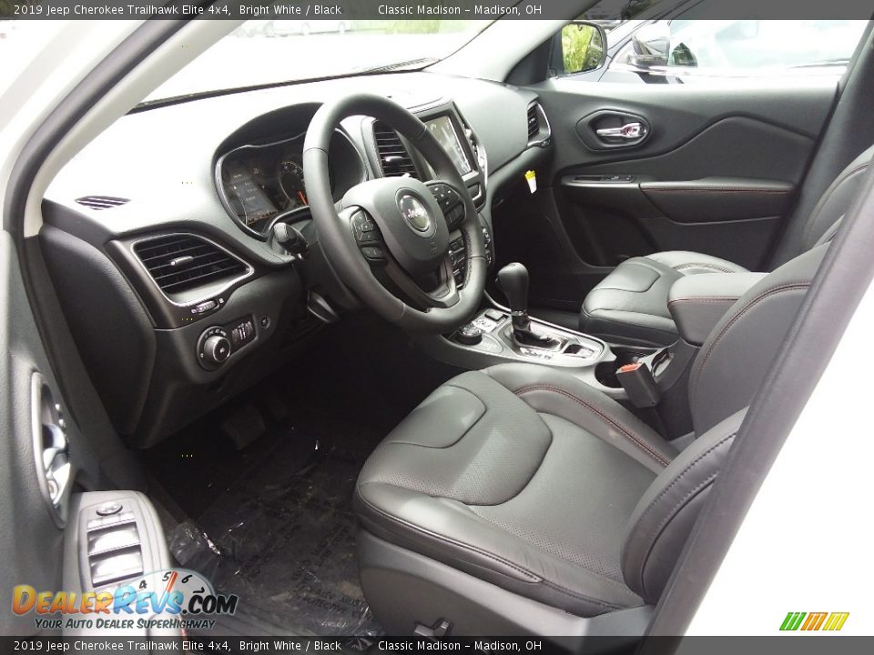 2019 Jeep Cherokee Trailhawk Elite 4x4 Bright White / Black Photo #6