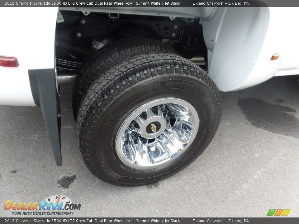 2018 Chevrolet Silverado 3500HD LTZ Crew Cab Dual Rear Wheel 4x4 Summit White / Jet Black Photo #13
