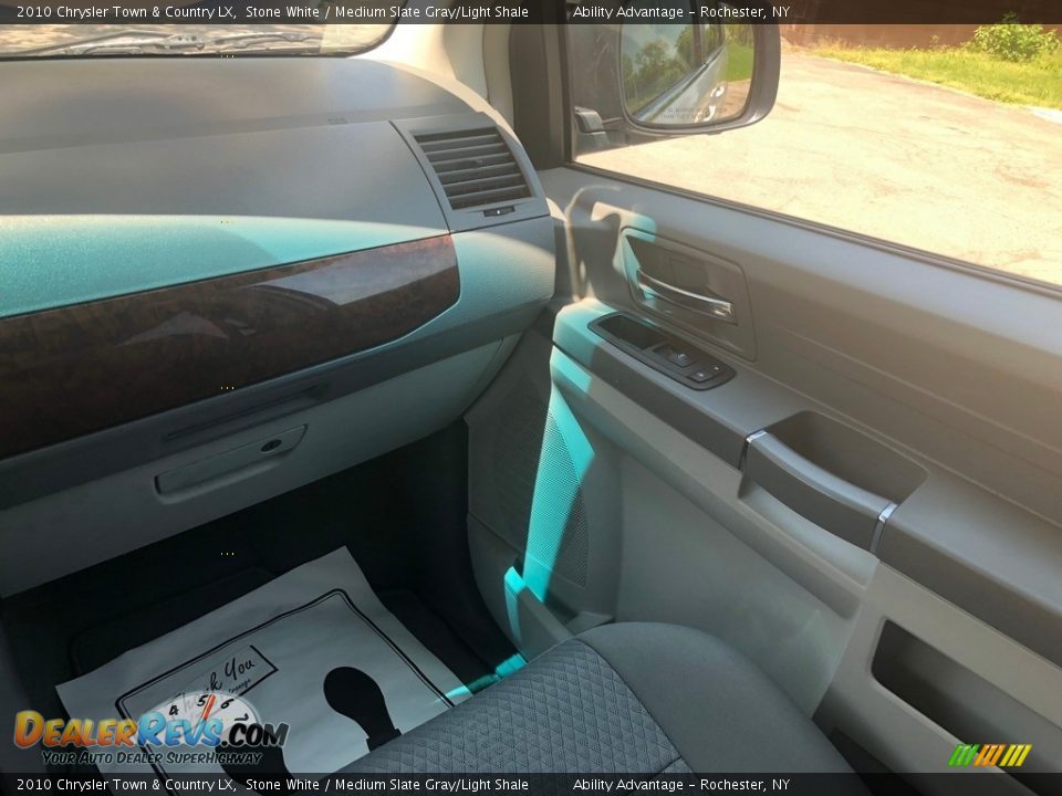 2010 Chrysler Town & Country LX Stone White / Medium Slate Gray/Light Shale Photo #14