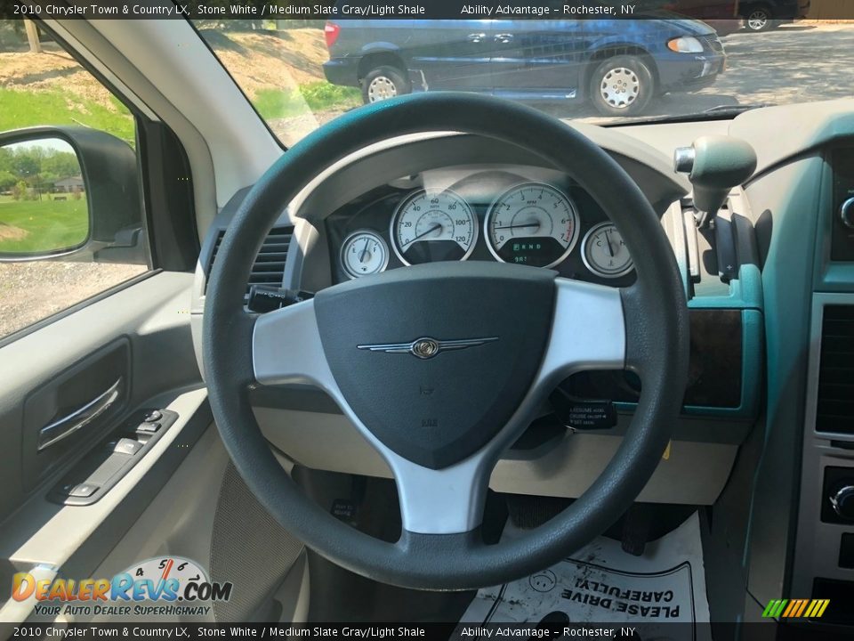 2010 Chrysler Town & Country LX Stone White / Medium Slate Gray/Light Shale Photo #16