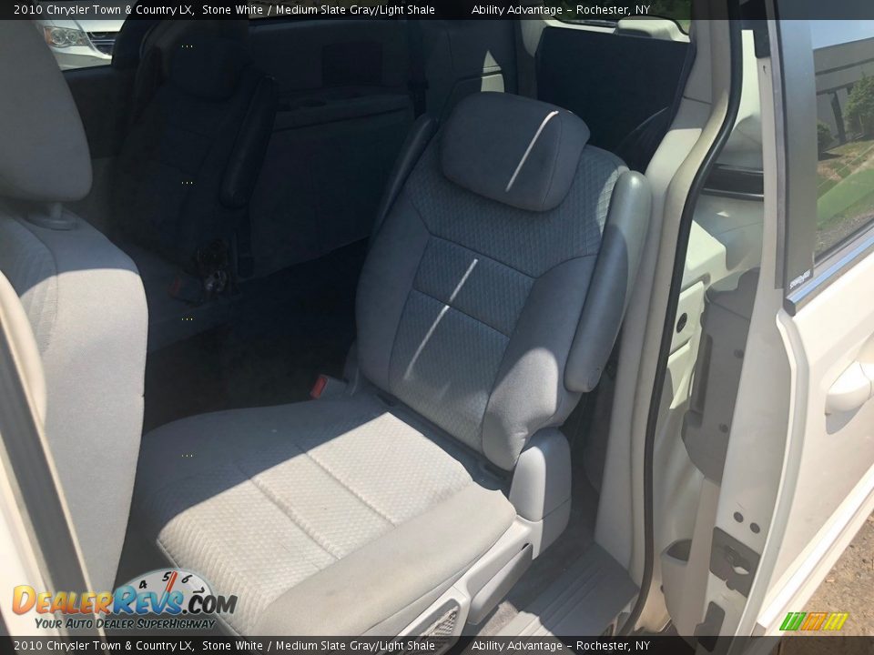 2010 Chrysler Town & Country LX Stone White / Medium Slate Gray/Light Shale Photo #17