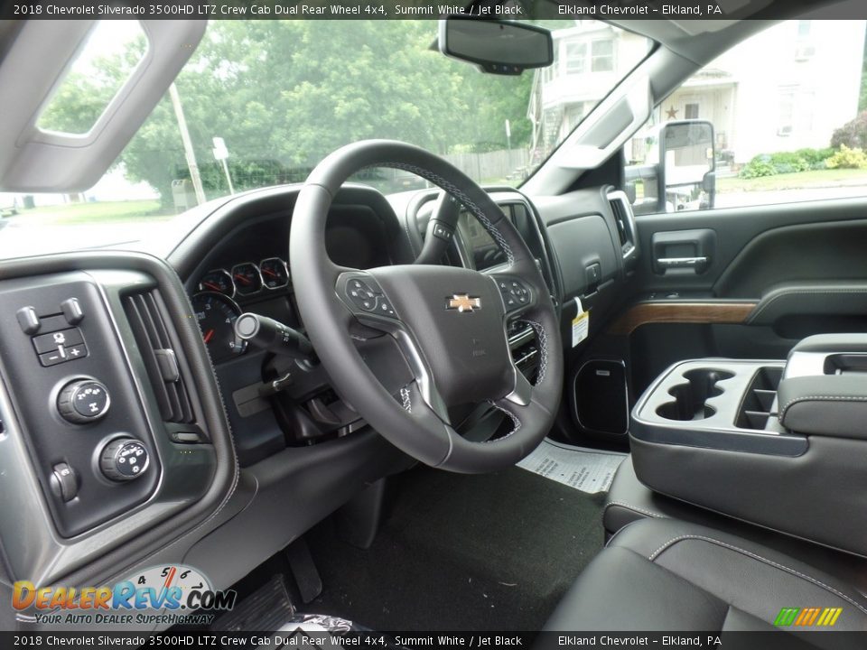 2018 Chevrolet Silverado 3500HD LTZ Crew Cab Dual Rear Wheel 4x4 Summit White / Jet Black Photo #22