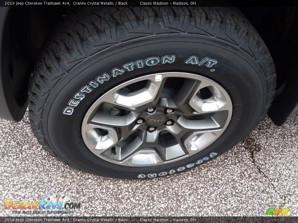 2019 Jeep Cherokee Trailhawk 4x4 Granite Crystal Metallic / Black Photo #2