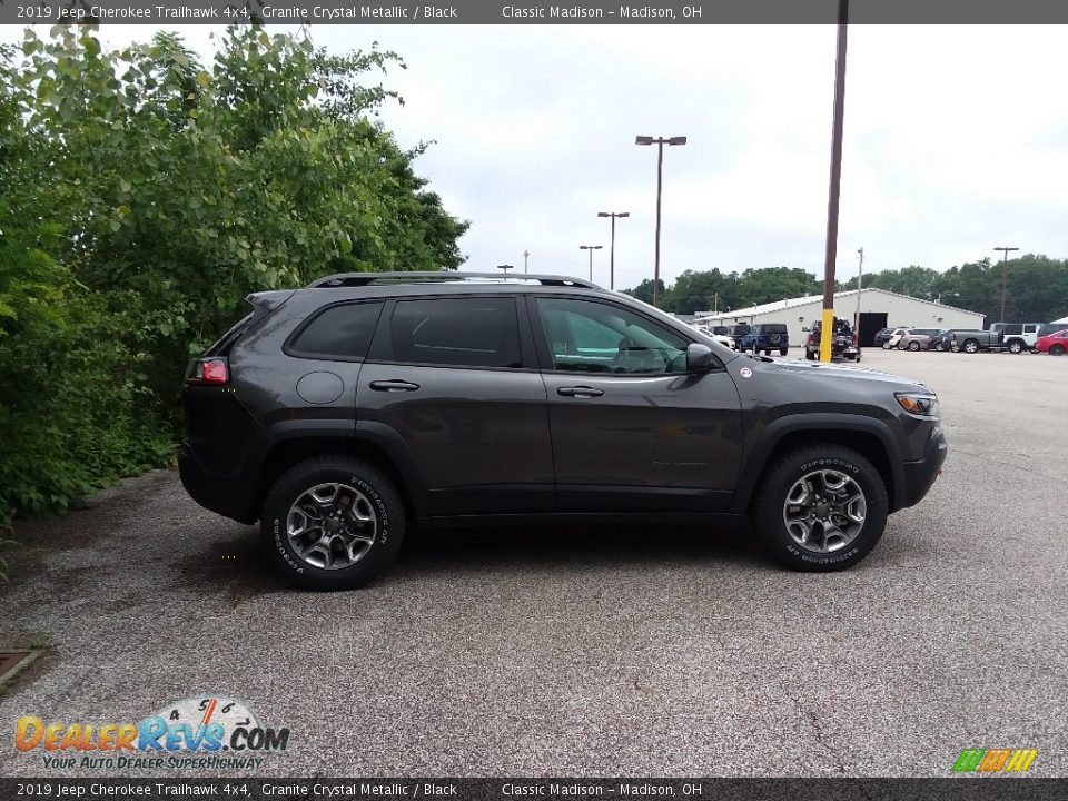 2019 Jeep Cherokee Trailhawk 4x4 Granite Crystal Metallic / Black Photo #3