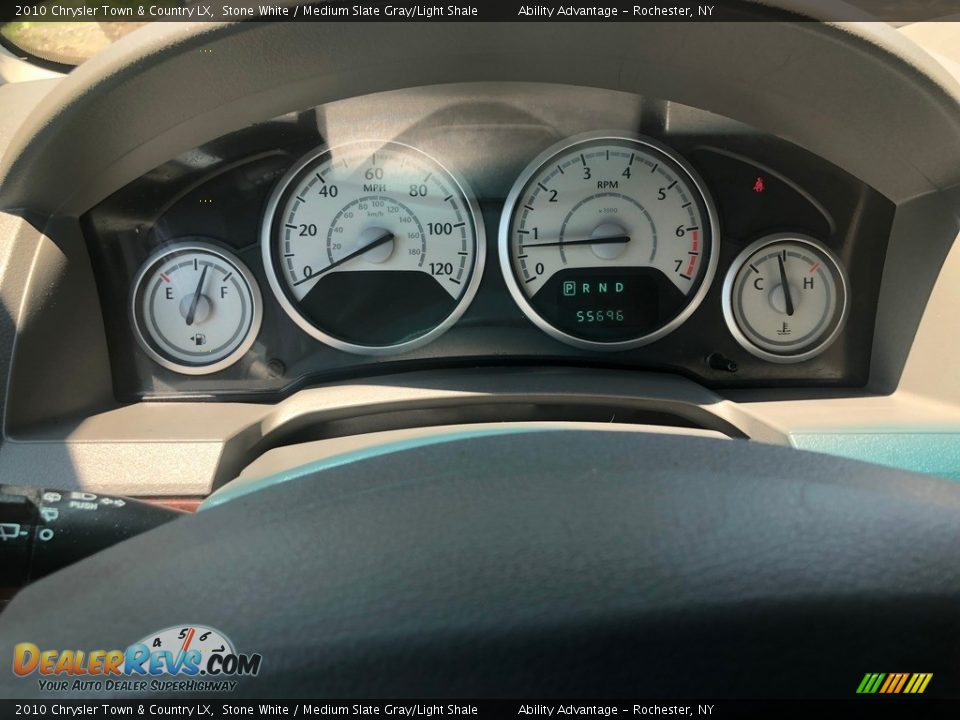 2010 Chrysler Town & Country LX Stone White / Medium Slate Gray/Light Shale Photo #23